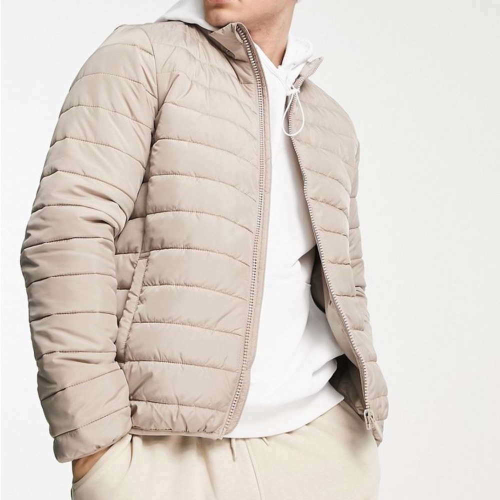 high neck puffer jacket